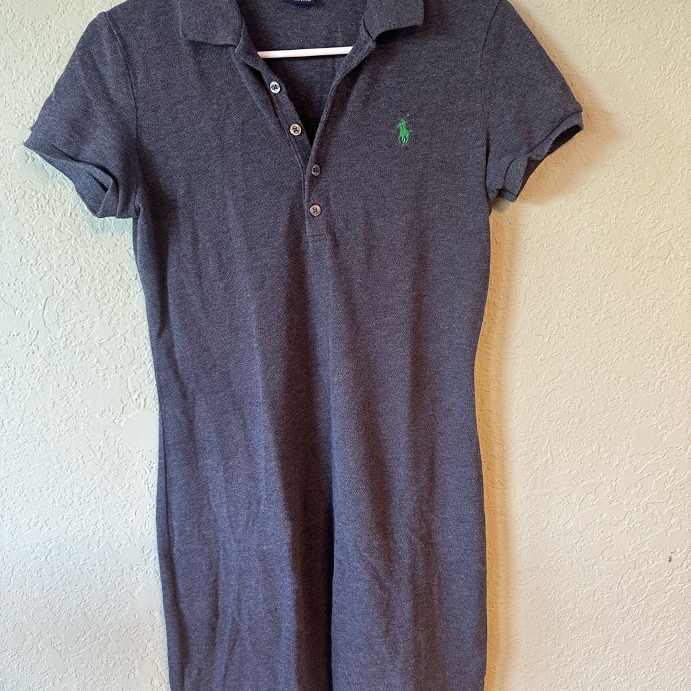 Ralph Lauren Sport Gray Polo Dress